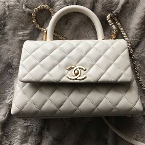 Chanel A-grade Cocohandle Caviar Flap
